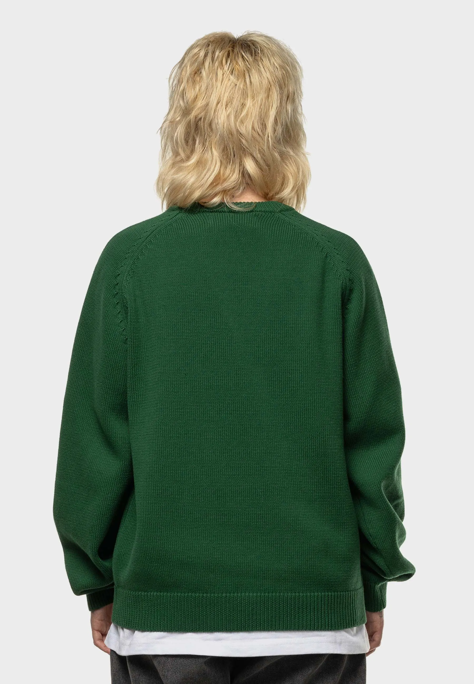 Knit Sweater - Forest Green