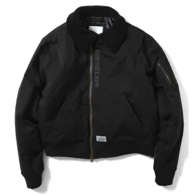 Lafayette Military Code Flight Bomber Jacket Black