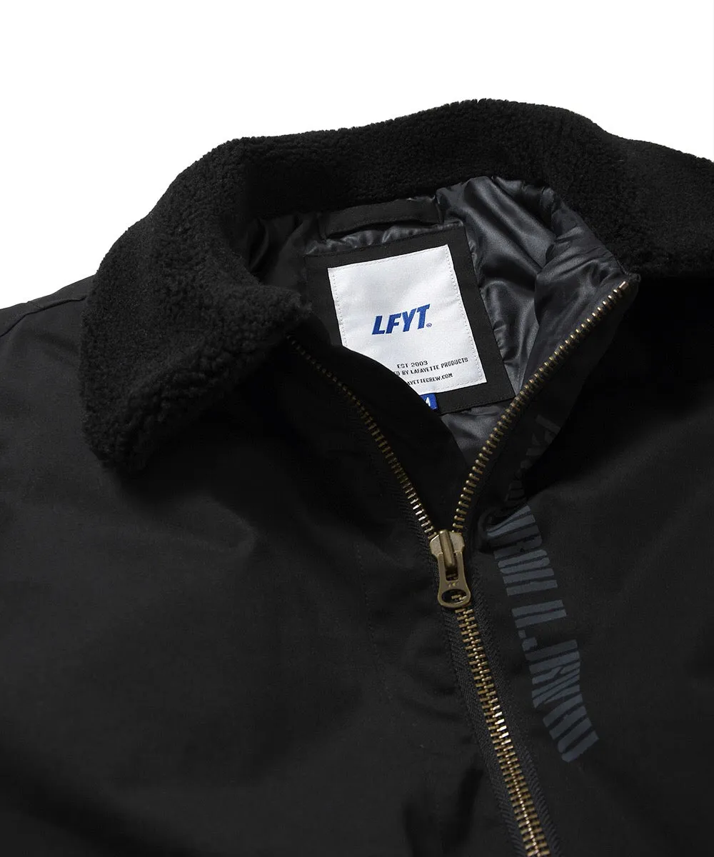 Lafayette Military Code Flight Bomber Jacket Black