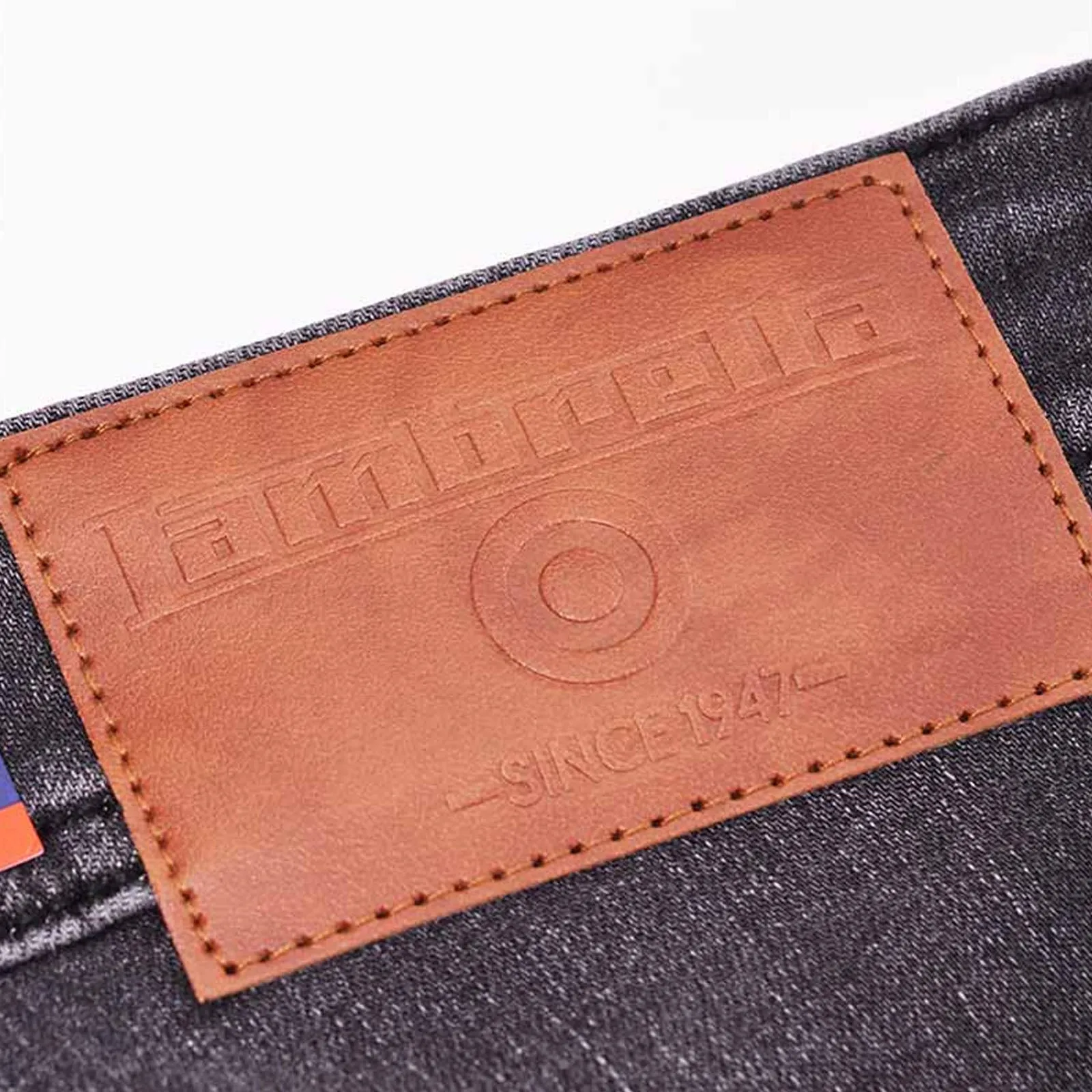 Lambretta Mens Chester Straight Fit Denim Jeans - Mid Grey