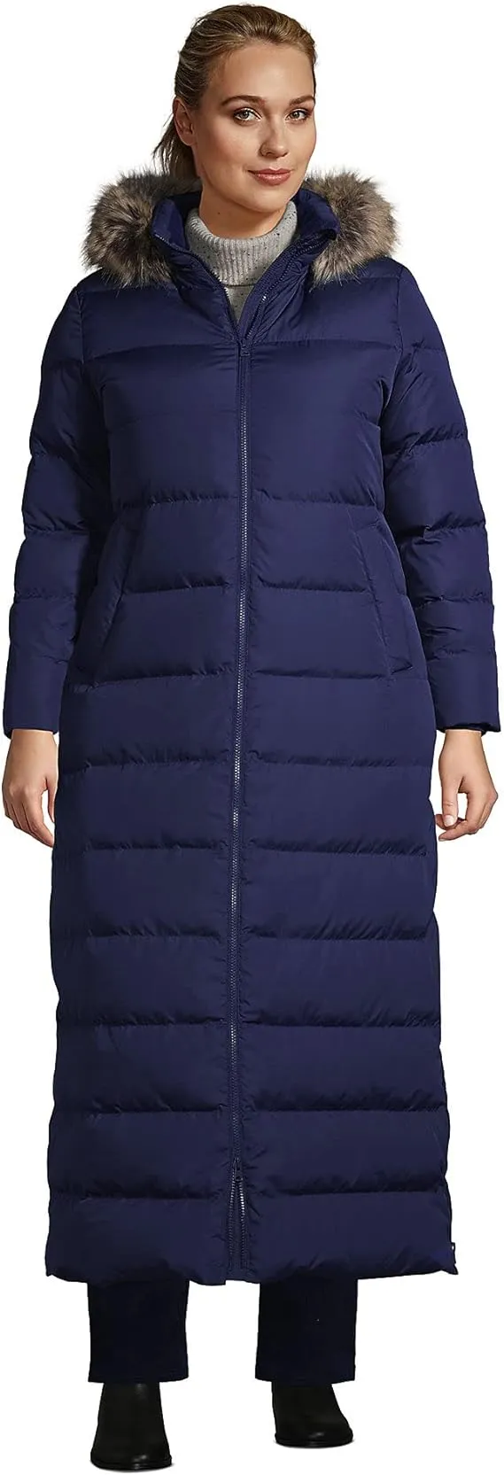 Lands' End Womens Maxi Down Coat