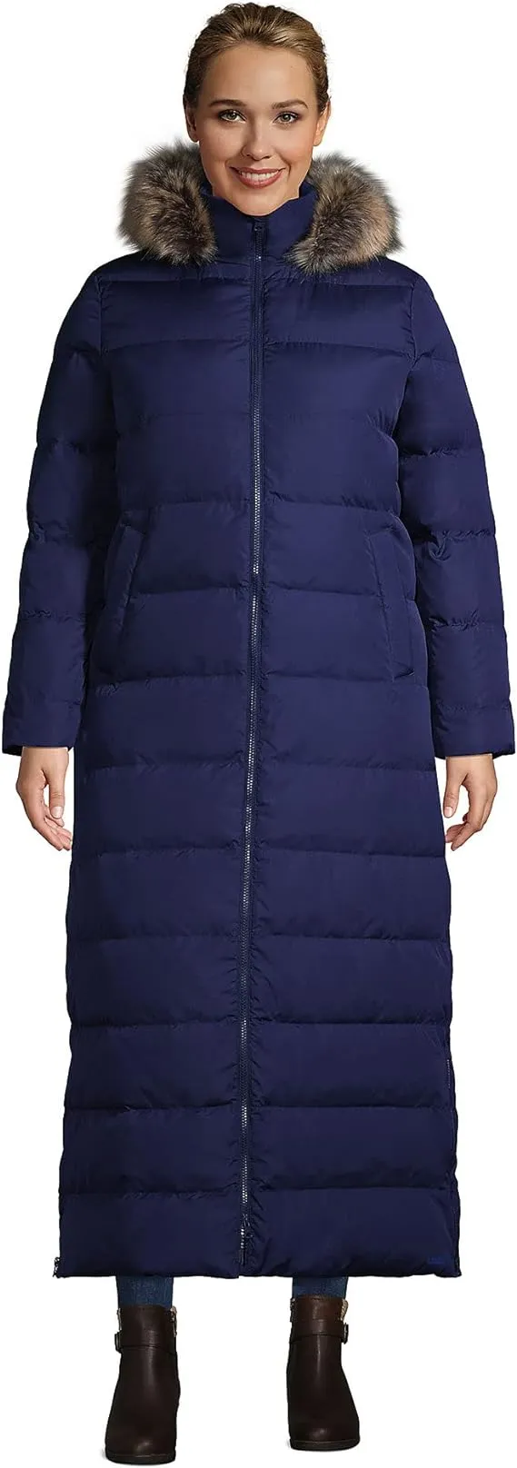 Lands' End Womens Maxi Down Coat