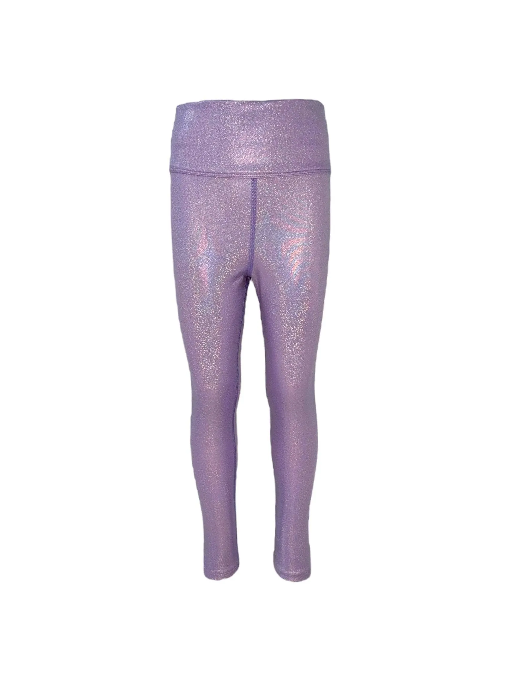 Lavender Shimmer Athletic Leggings