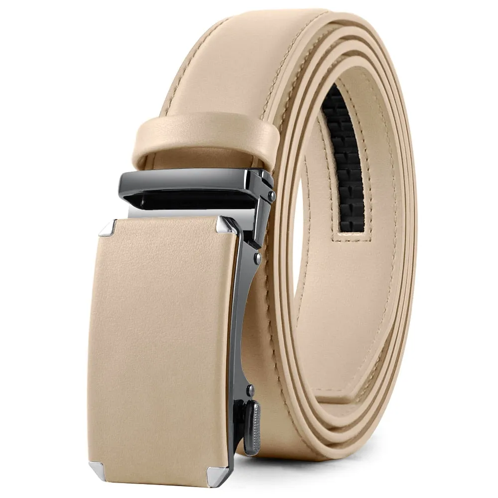 Leather Belt  Automatic Genuine Leather