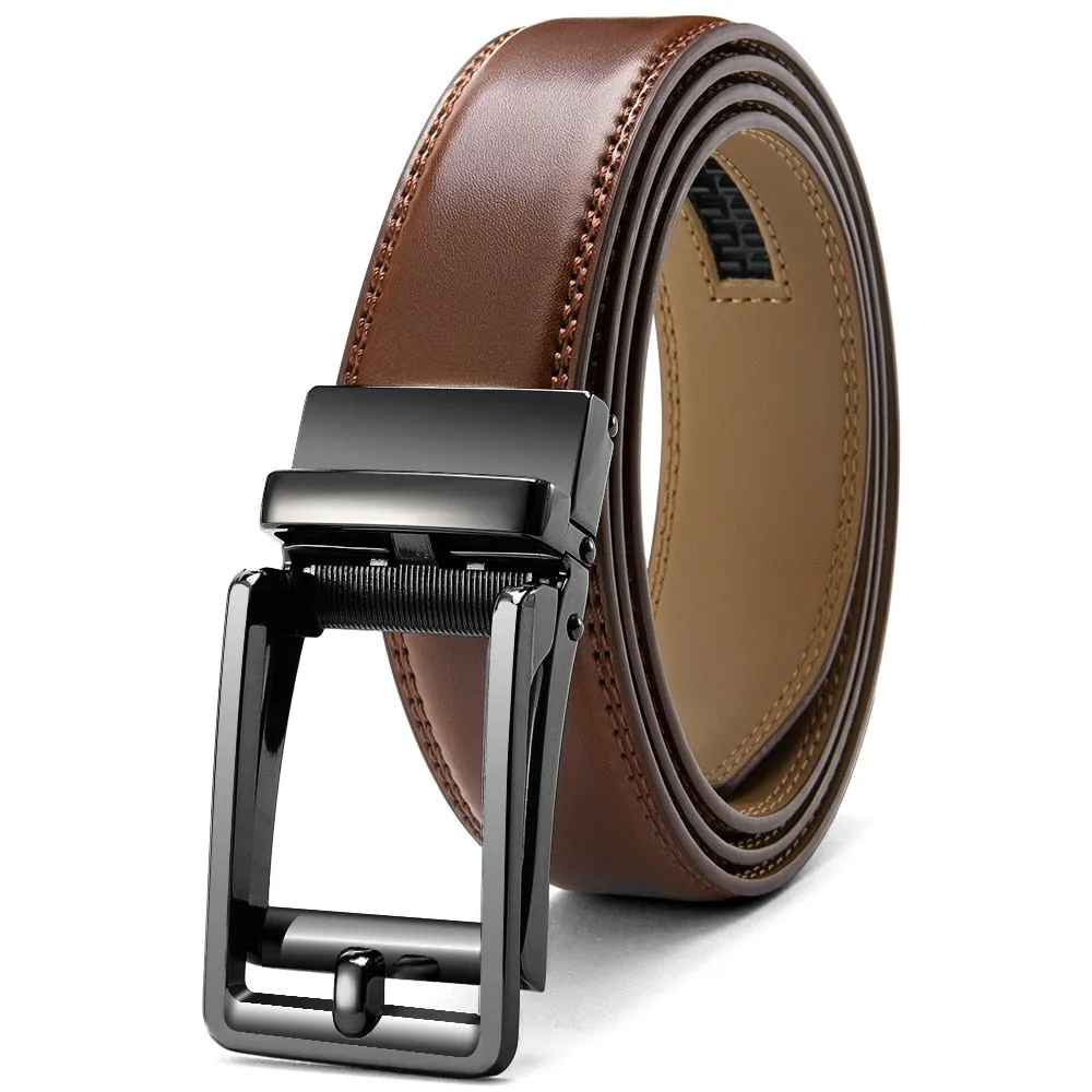 Leather Belt  Automatic Genuine Leather