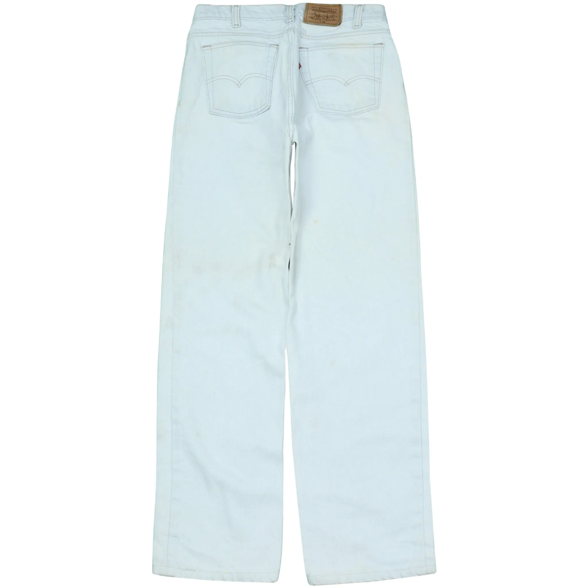 Levi's 516 White Jeans