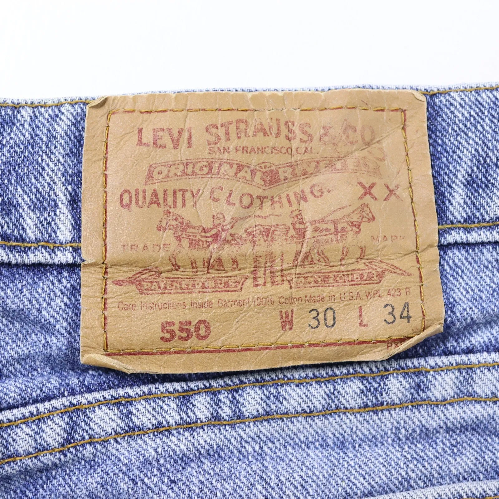 Levi's 550 Blue Jeans