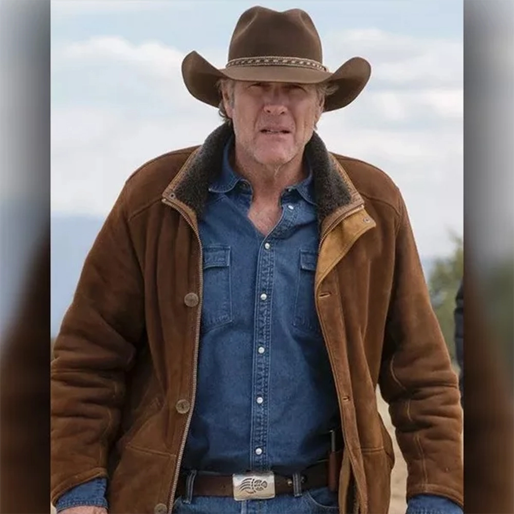 Longmire Coat | Sheriff Walt Brown Leather Coat