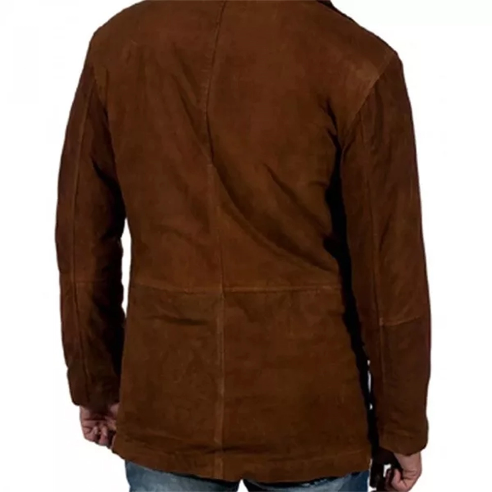 Longmire Coat | Sheriff Walt Brown Leather Coat