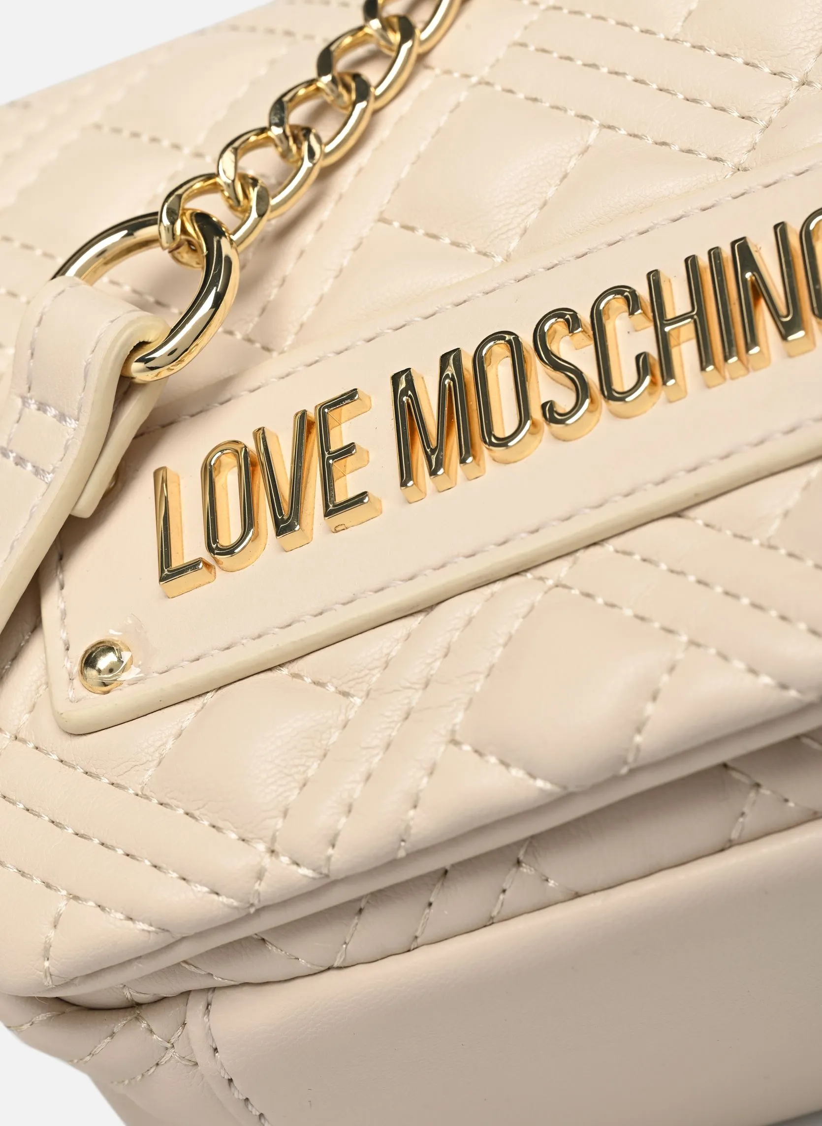 Love MoschinoQuilted Bag JC4231PP0I - Beige