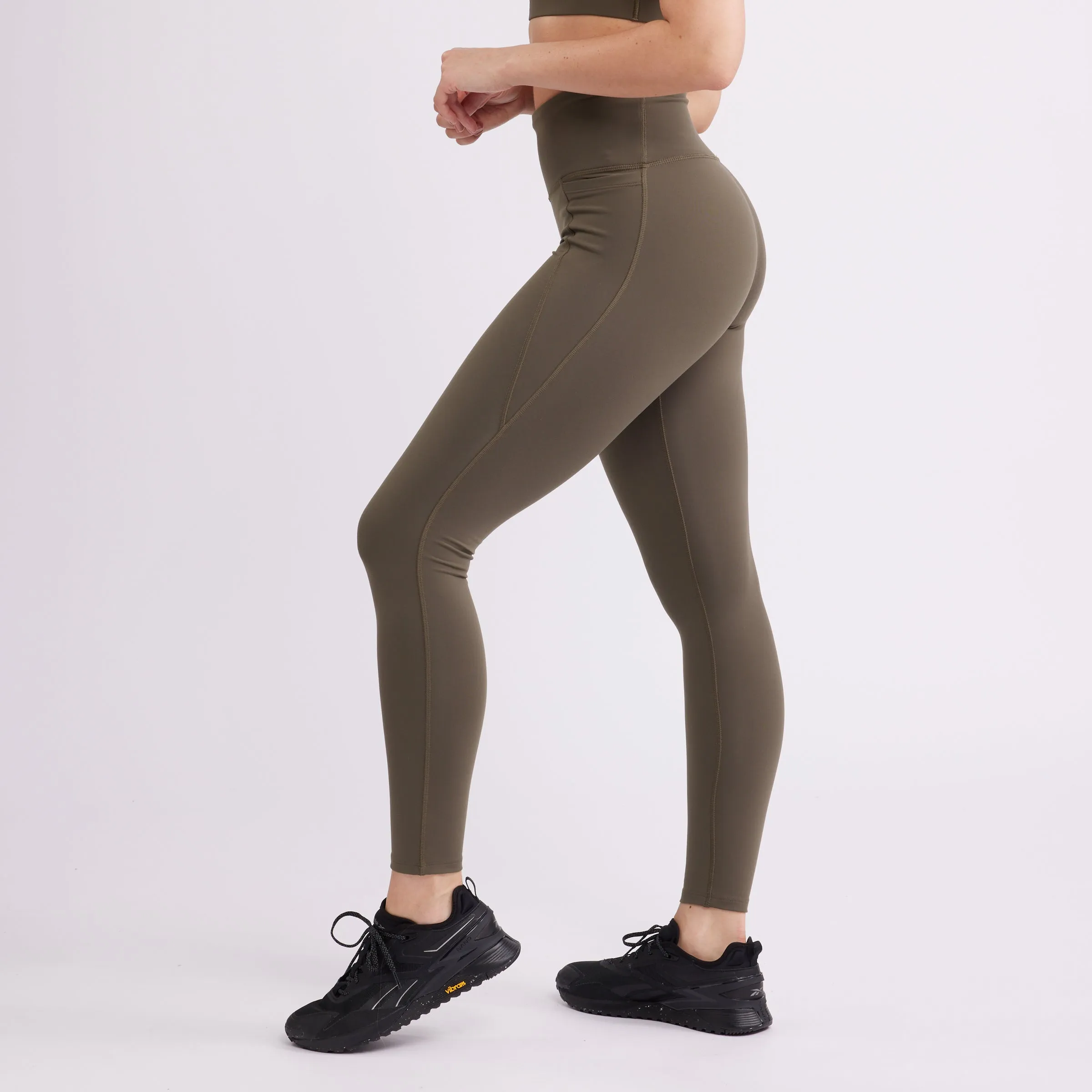 Lux High-Waisted Tights Grout