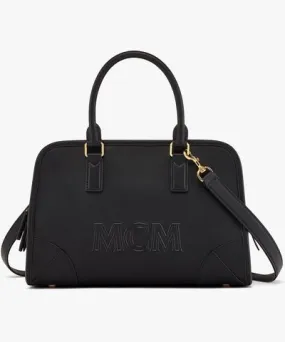 MCM Aren Boston Bag In Spanish Leather