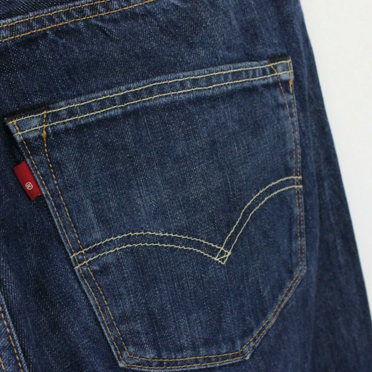 Mens LEVIS 501 Jeans Dark Blue | W33 L30