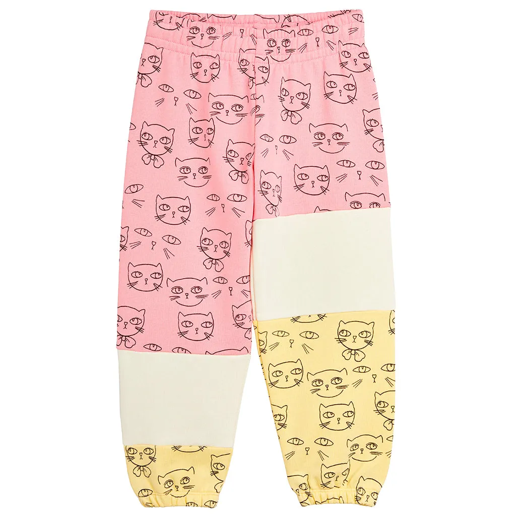 Mini Rodini Child Cathletes Sweatpants Pink