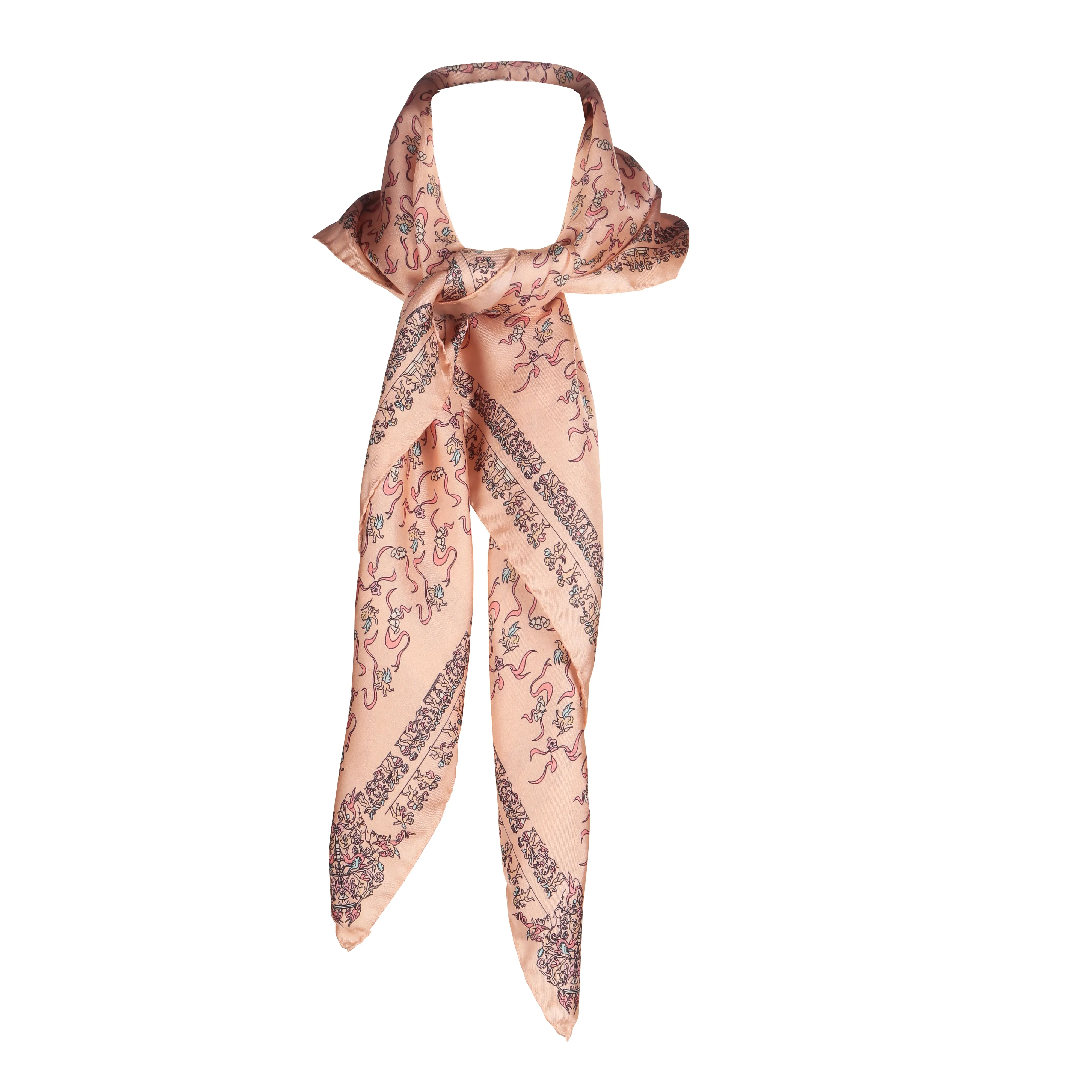 'Minuetto' 100% Mulberry Silk Scarf