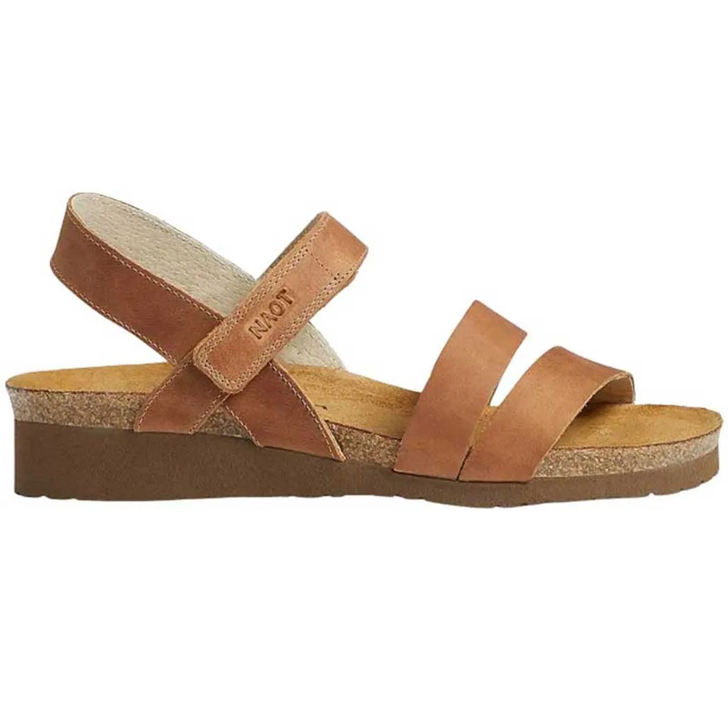 Naot Kayla Sandal Latte Brown Leather (Women's)