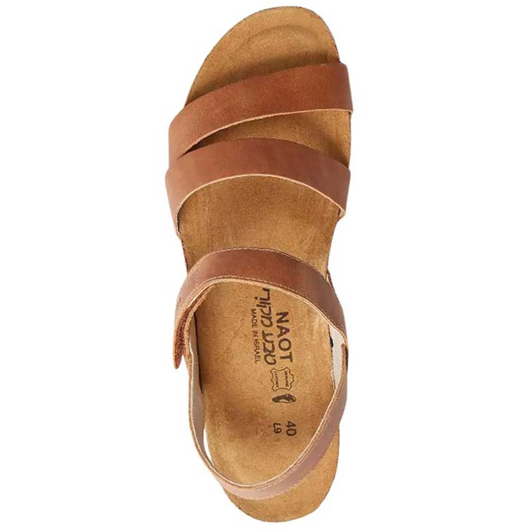 Naot Kayla Sandal Latte Brown Leather (Women's)