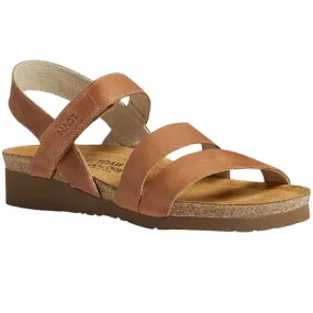 Naot Kayla Sandal Latte Brown Leather (Women's)