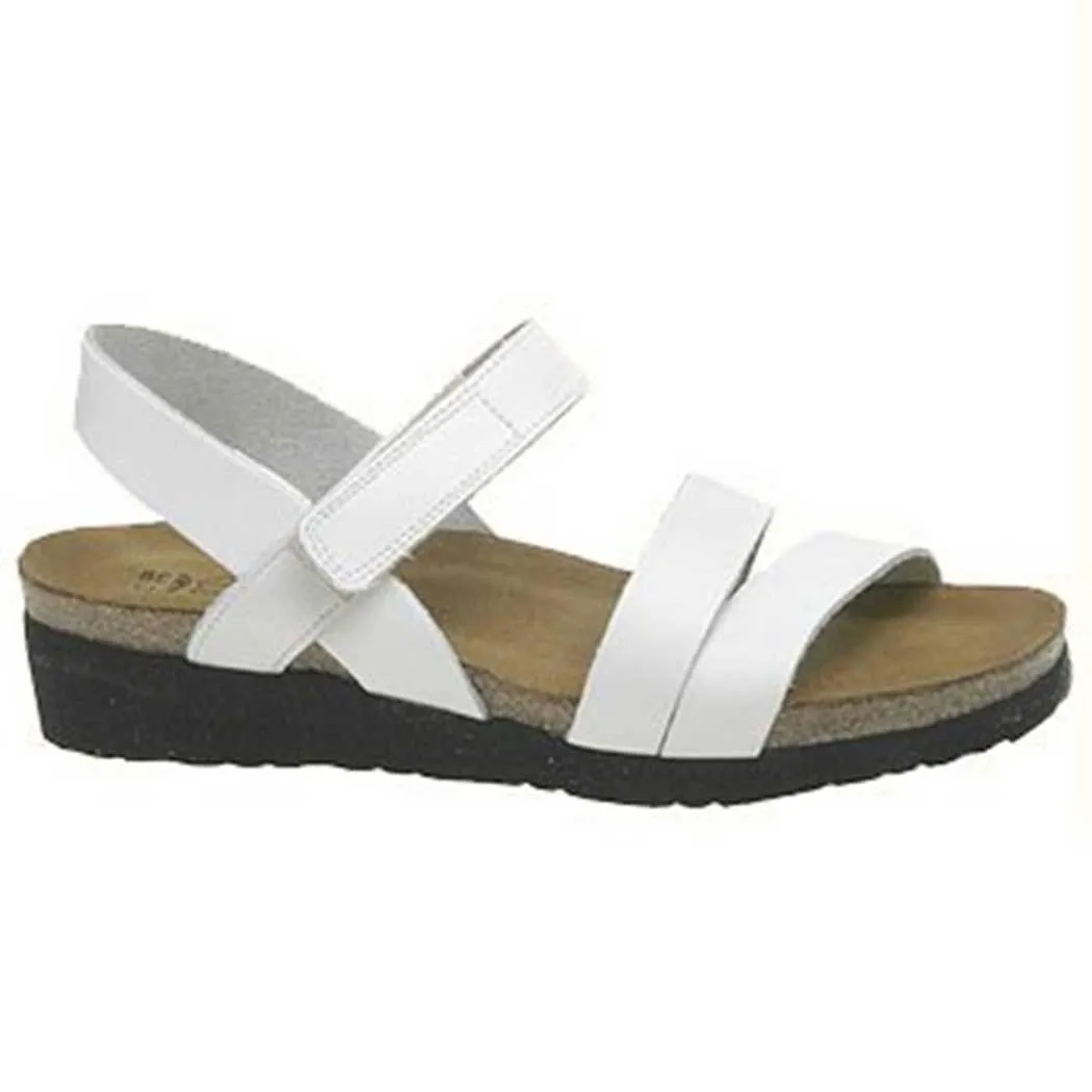 Naot Kayla Sandal White Leather (Women's)