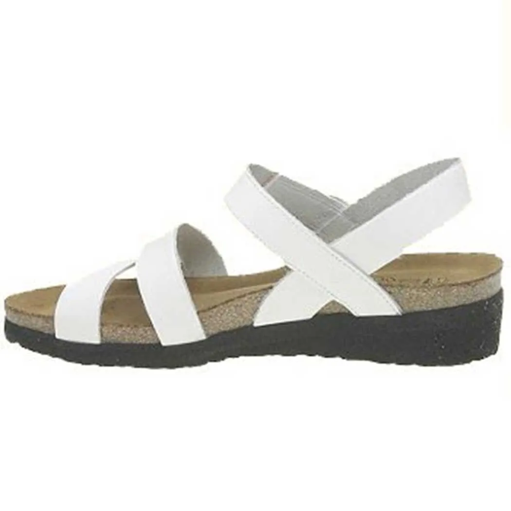 Naot Kayla Sandal White Leather (Women's)