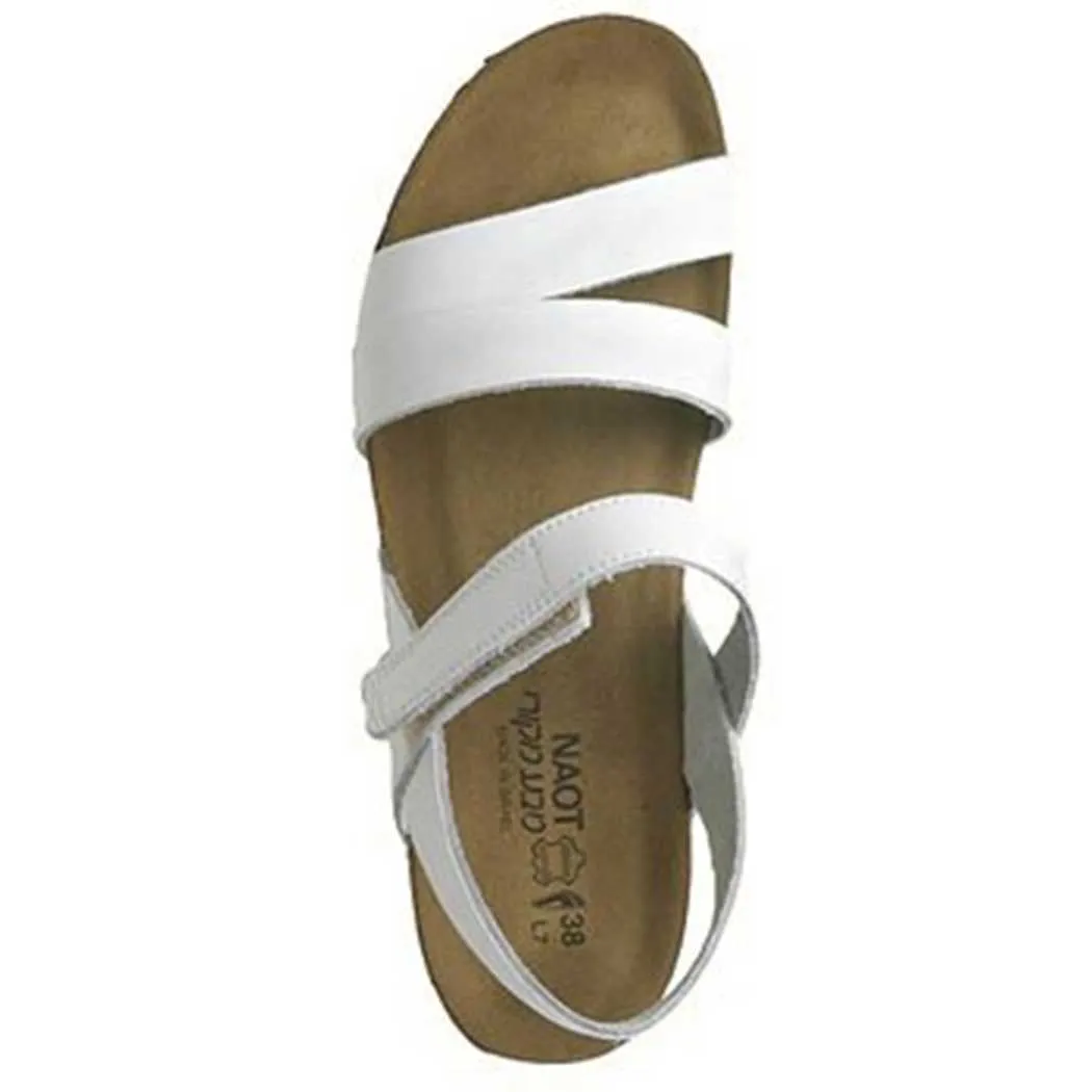 Naot Kayla Sandal White Leather (Women's)