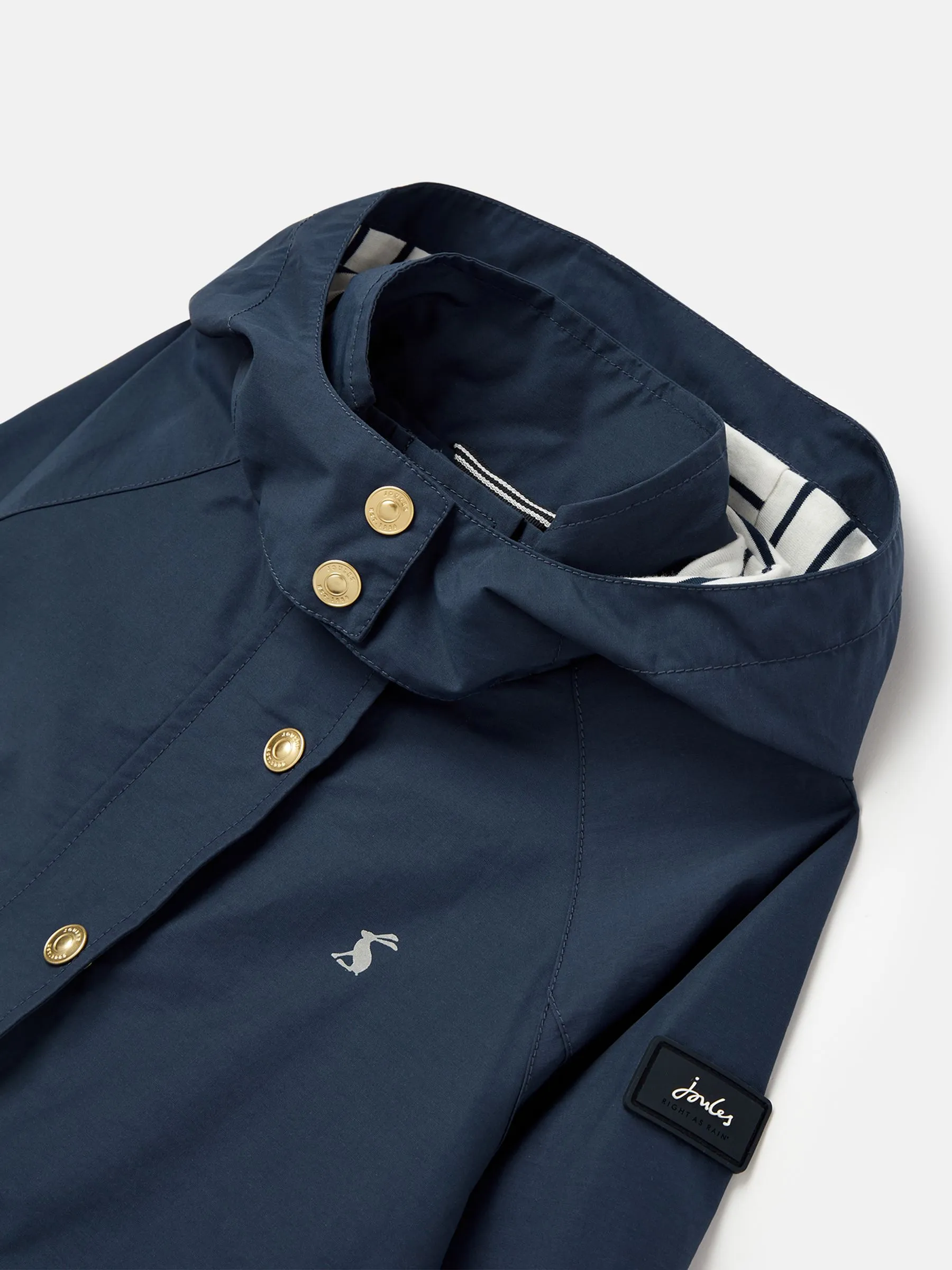 Navy Blue Showerproof Coat