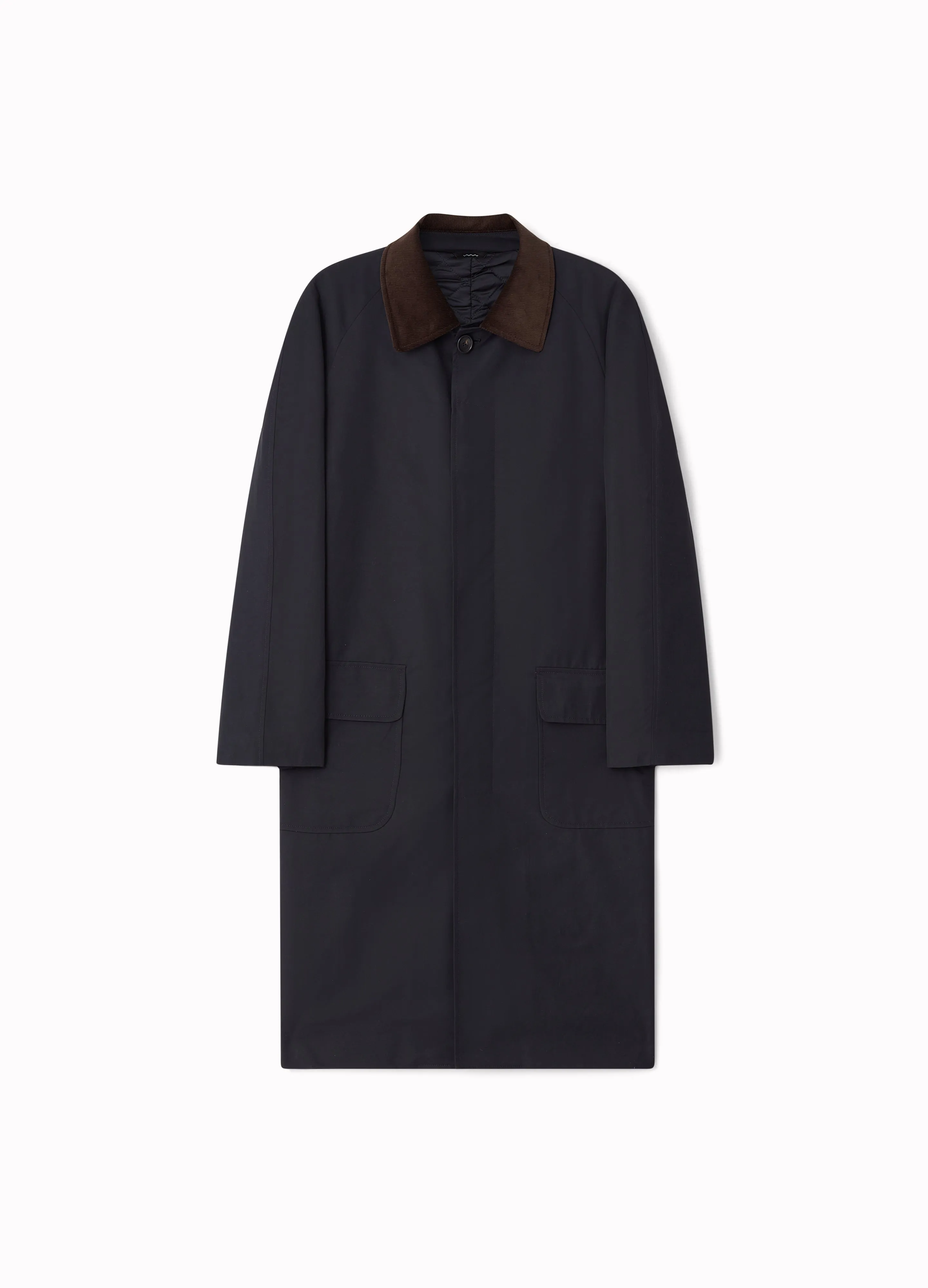 Nelson Raglan Coat - Navy