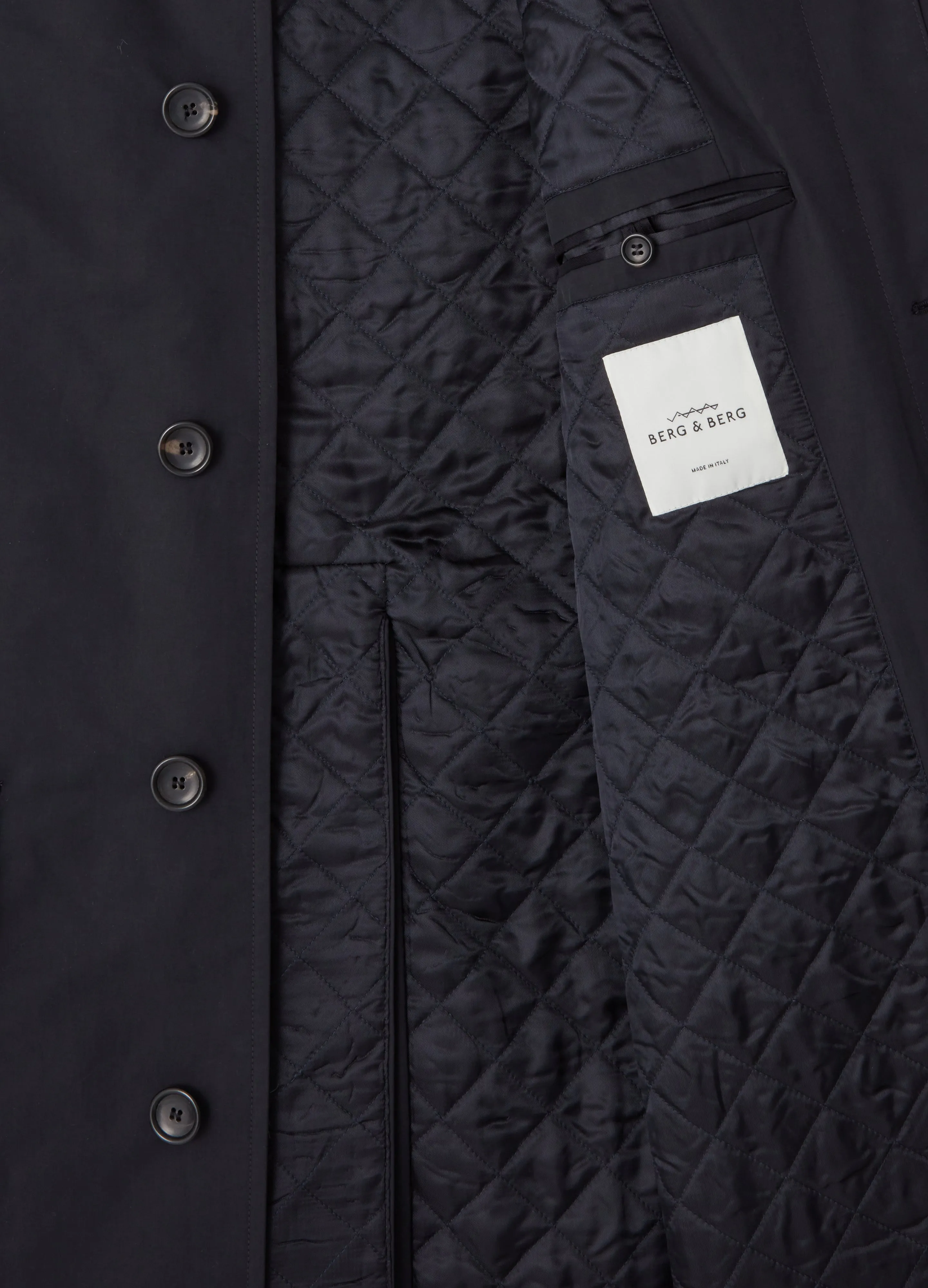 Nelson Raglan Coat - Navy