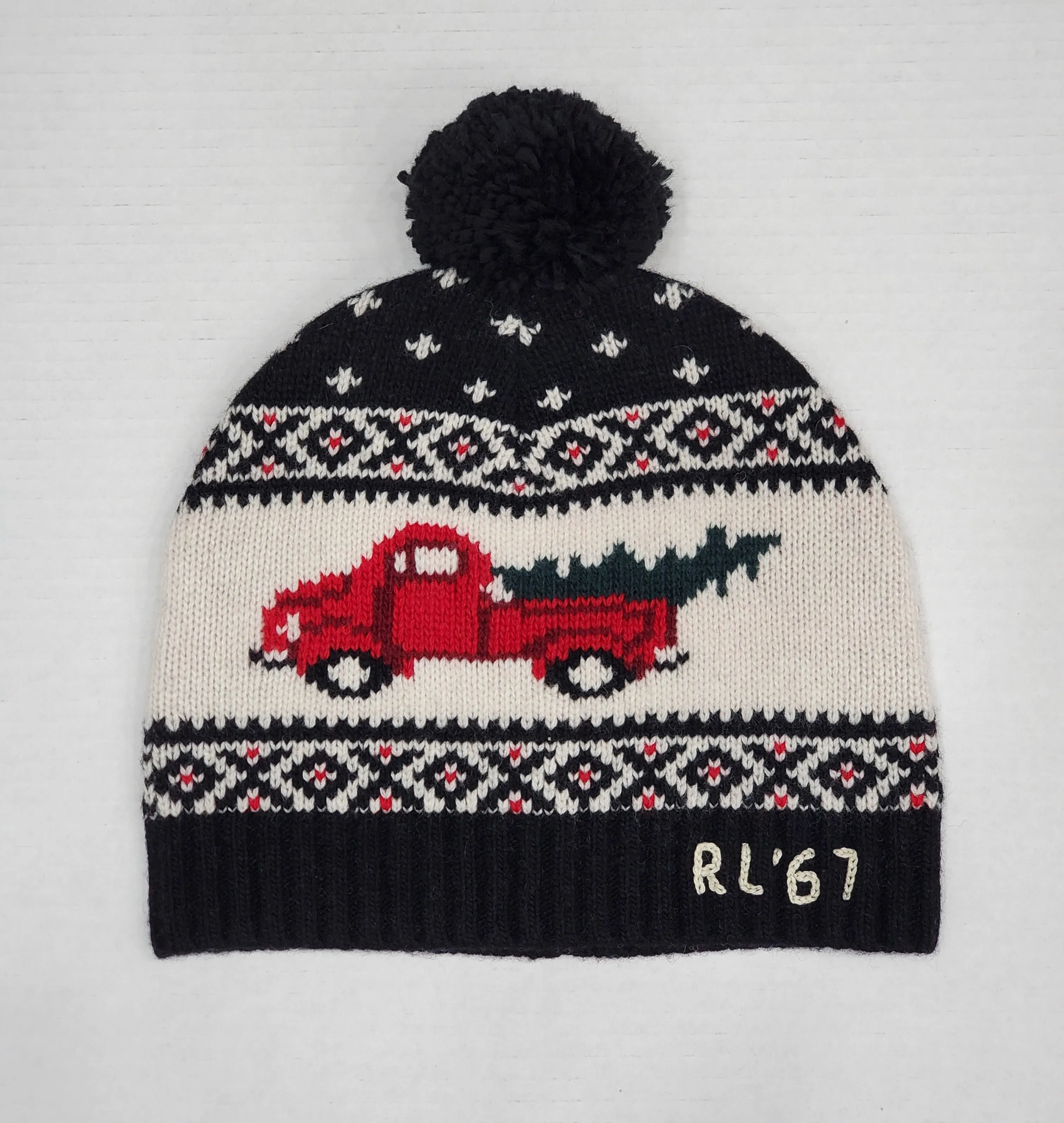 Nwt Polo Ralph Lauren Holiday 92 Pick Up Truck RL67 Skully