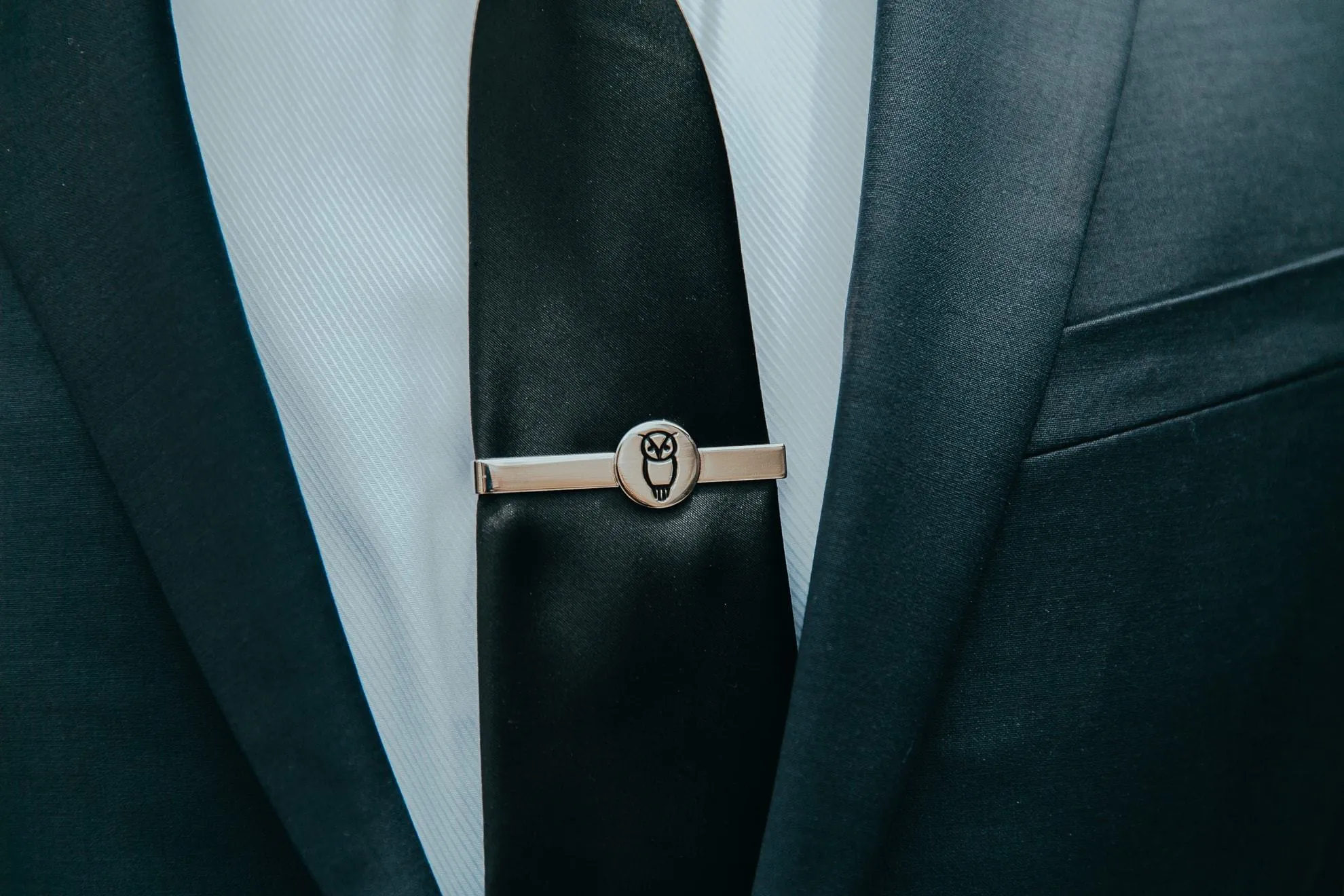 Owl Tie Clip Bar