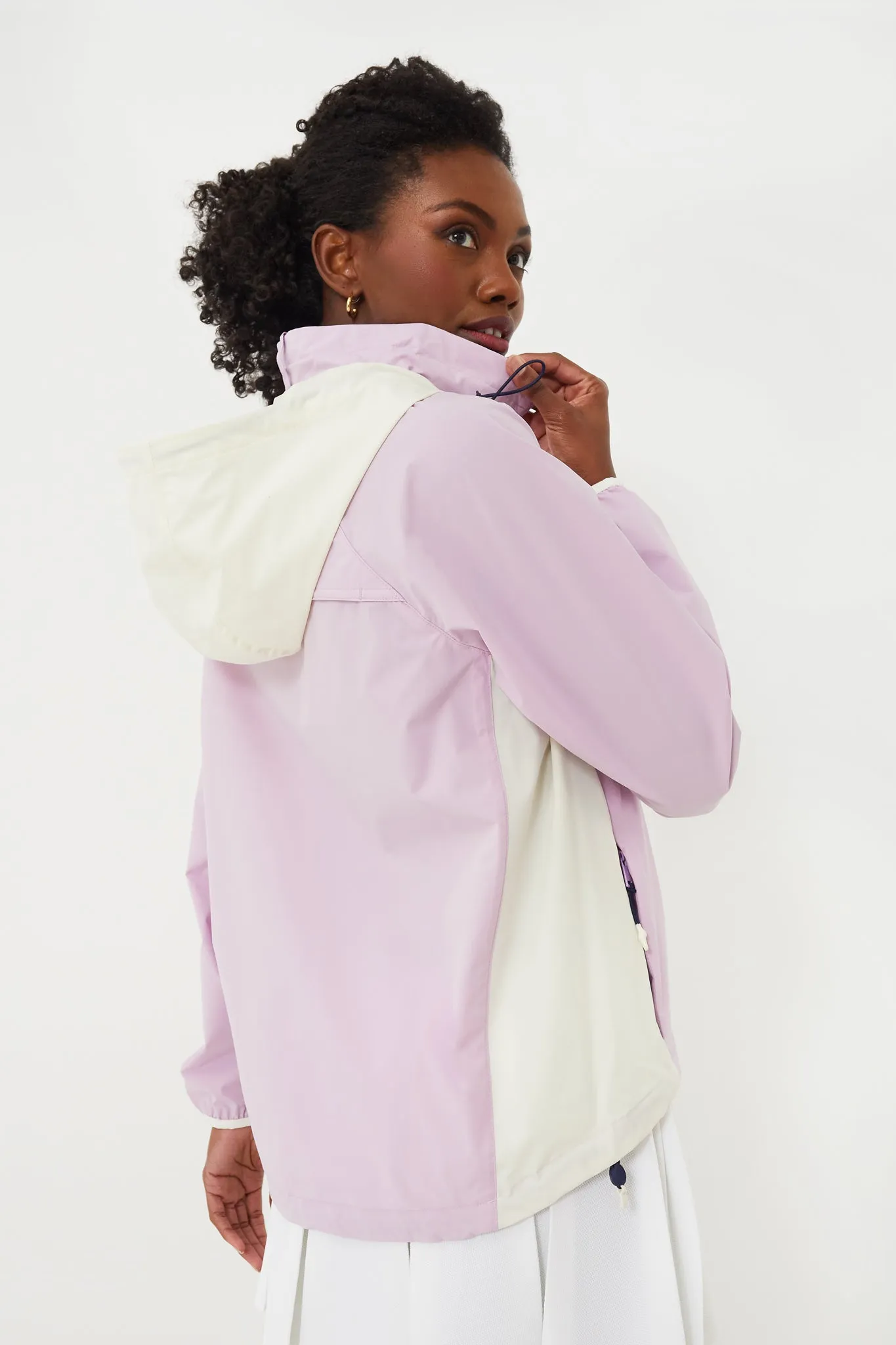 Packable Anorak Quarter Zip Coat