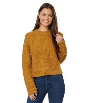 Pendleton Cropped Fisherman Sweater