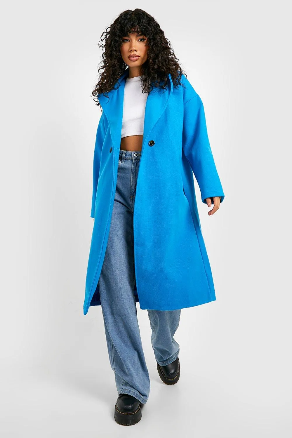 Premium Oversized Wool Look Coat