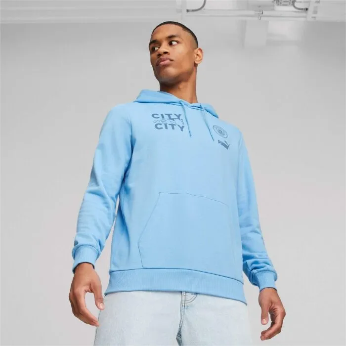 Puma MCFC FTBLCORE GRAPHIC HOODY