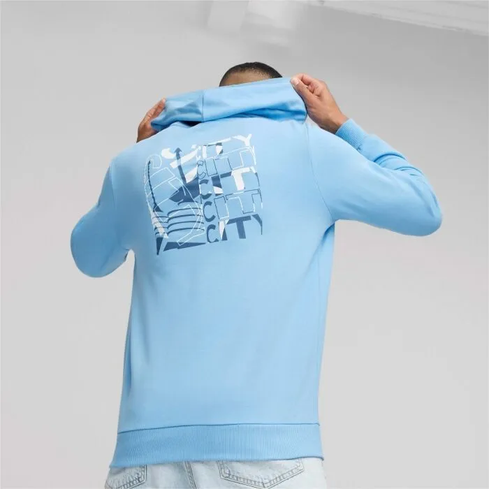 Puma MCFC FTBLCORE GRAPHIC HOODY