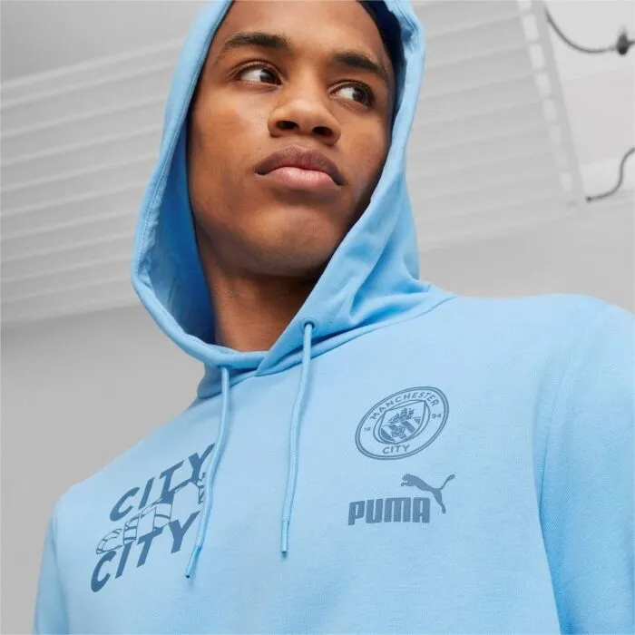 Puma MCFC FTBLCORE GRAPHIC HOODY