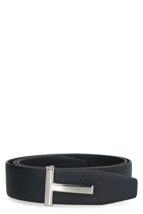 REVERSIBLE GRAIN LEATHER T BELT