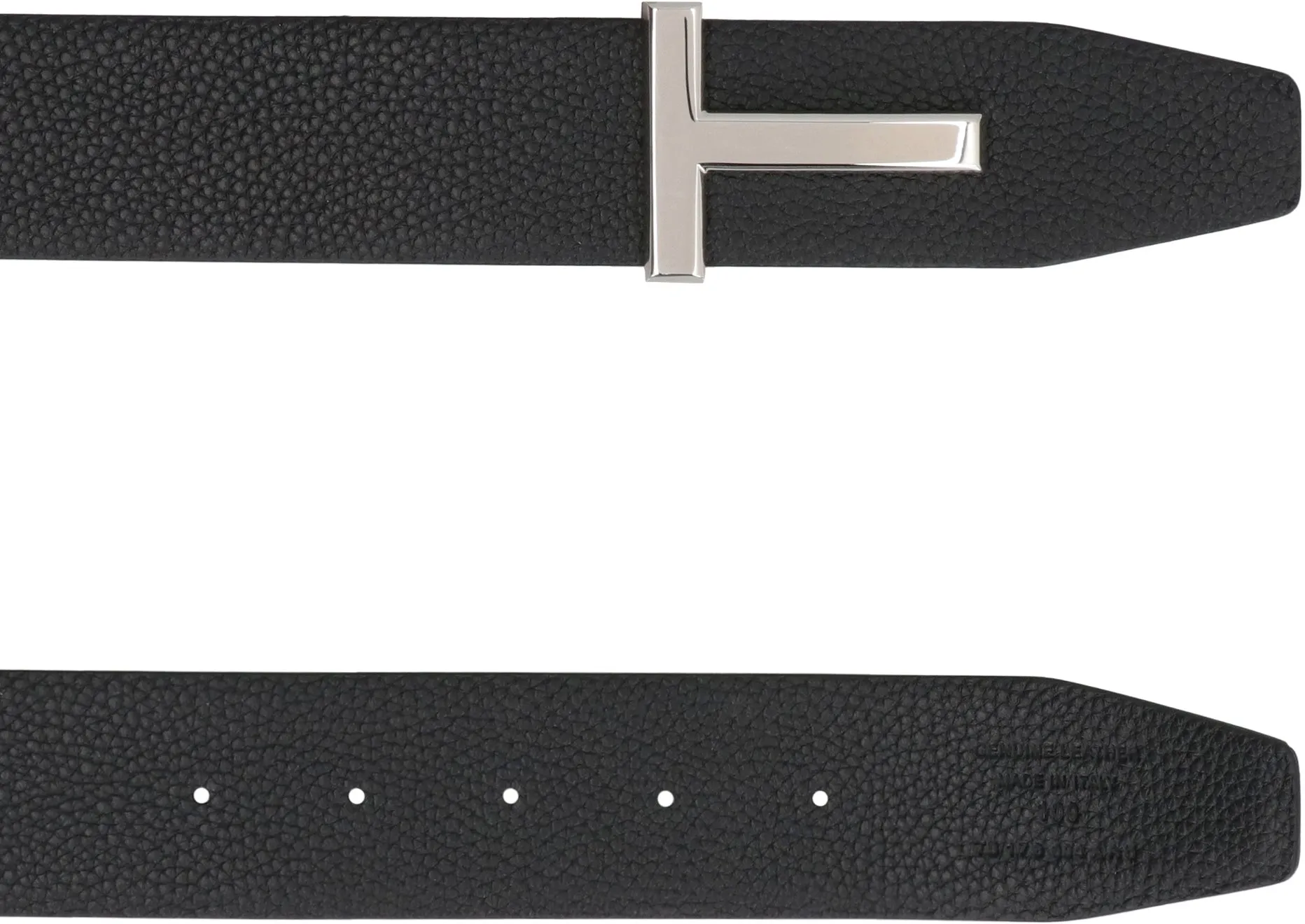 REVERSIBLE GRAIN LEATHER T BELT