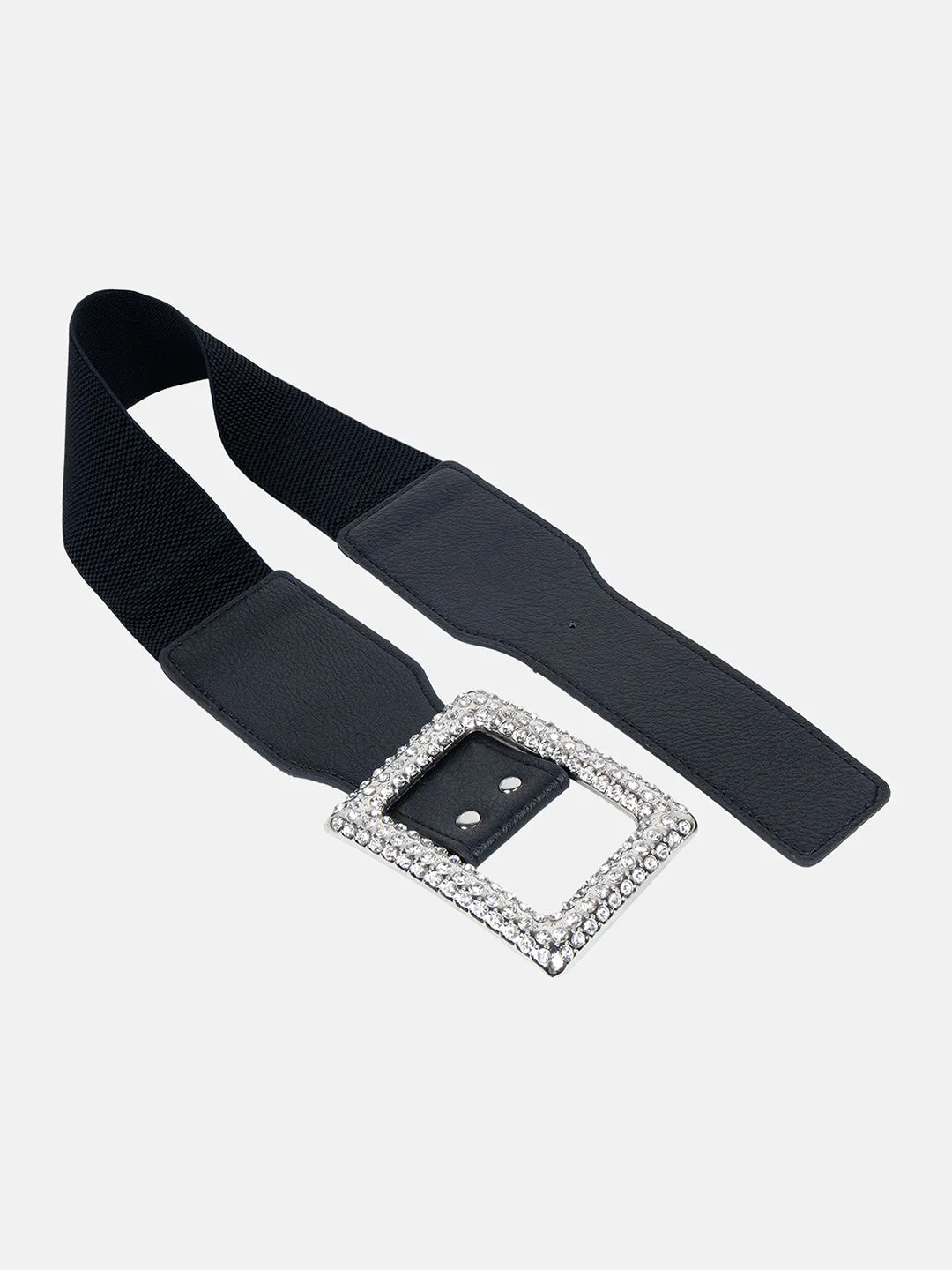 Rhinestone Buckle Belt