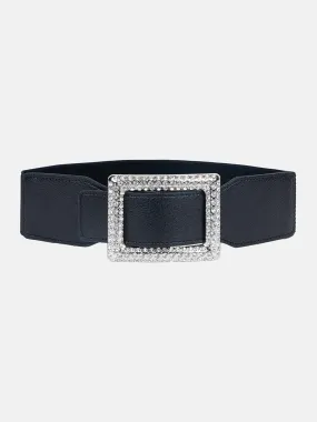 Rhinestone Buckle Belt