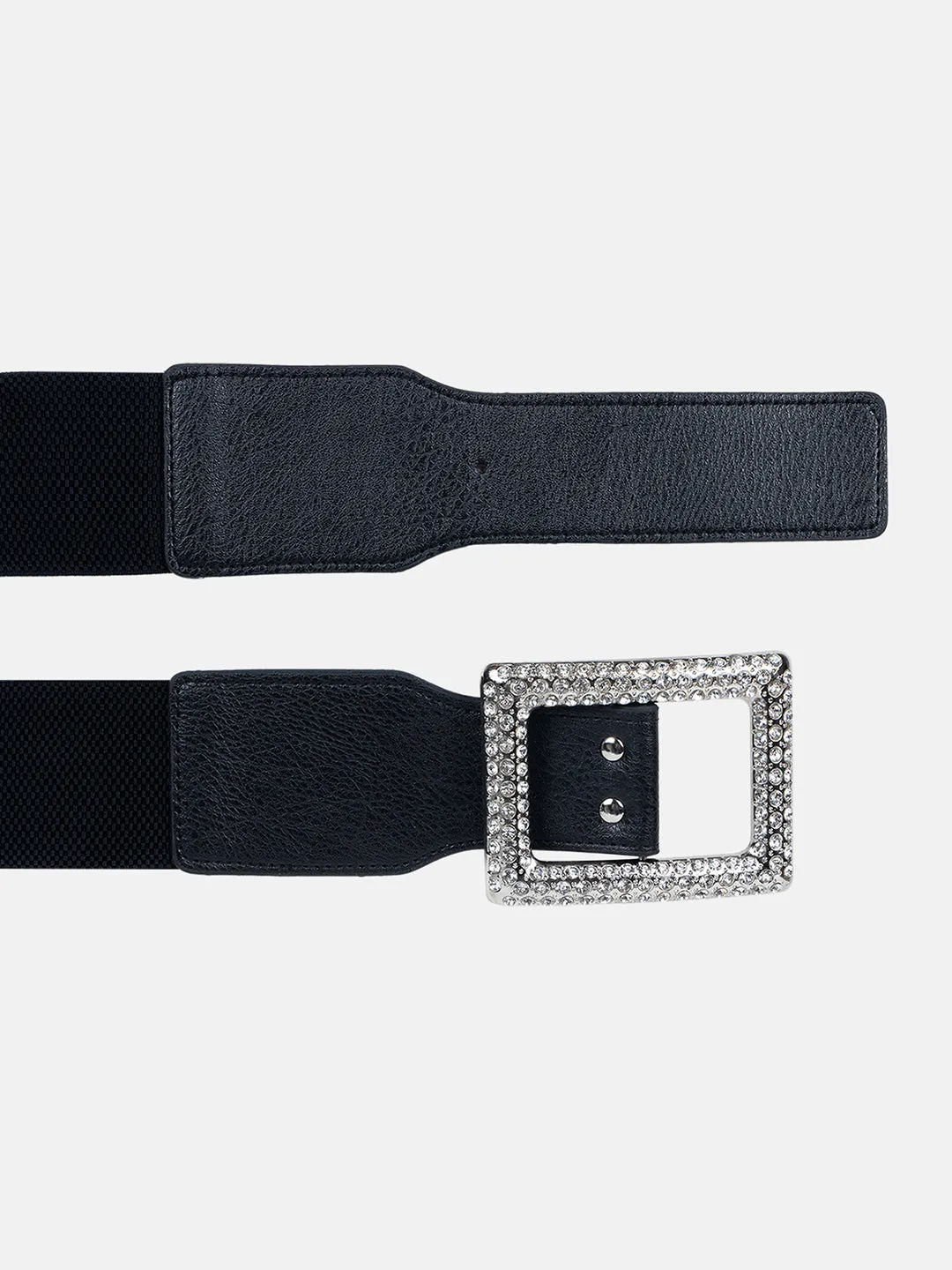 Rhinestone Buckle Belt