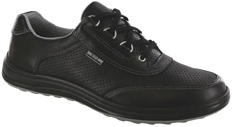 SAS Womens Sporty Lux Lace Sneaker- Black Perf