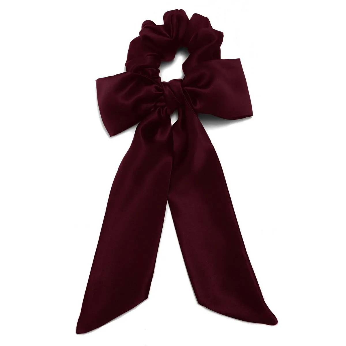 Silk Scarf Scrunchie - Rosewood