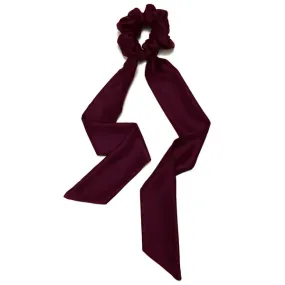 Silk Scarf Scrunchie - Rosewood