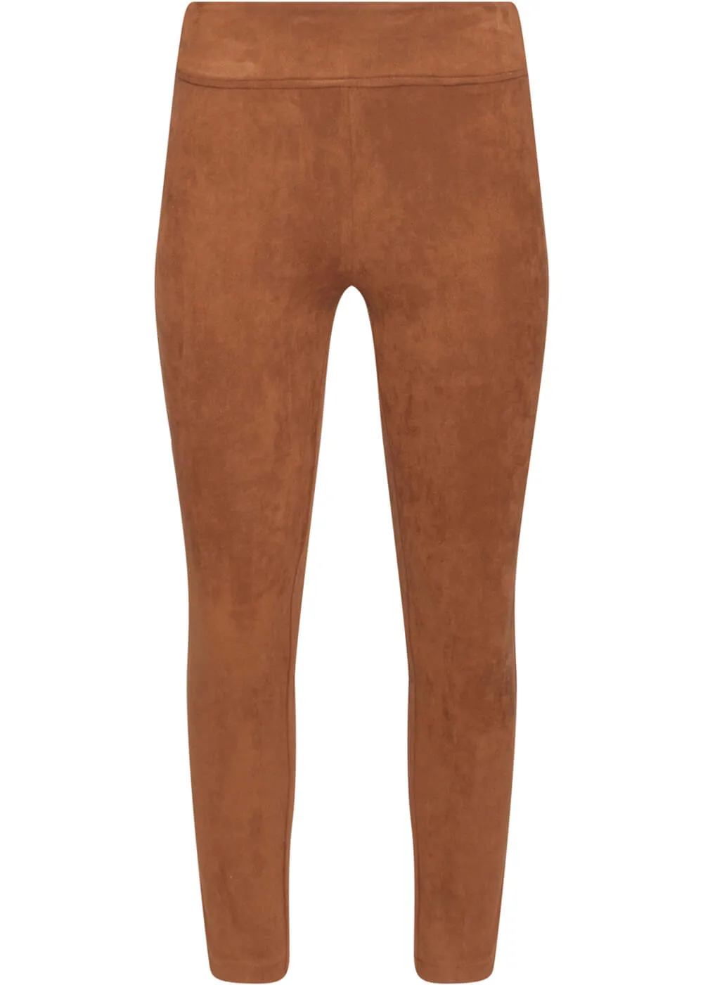 Smashed Lemon Leila Faux-Suede 70's Trousers Brown