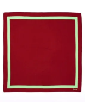 solid frame silk bandana