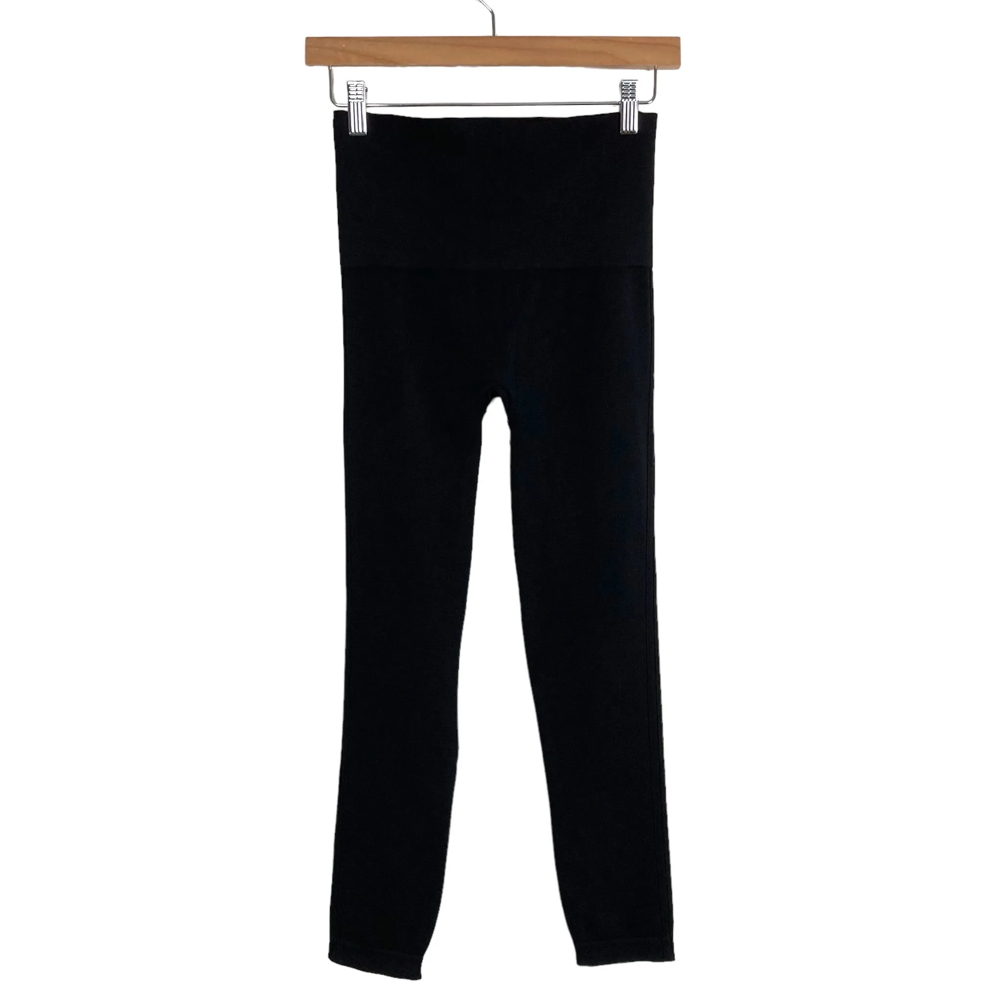 SPANX Black Ecocare Seamless Leggings NWT- Size L (Inseam 25)