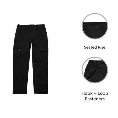 St. John's Bay Mens Easy-on + Easy-off Seated Wear Adaptive Straight Fit Cargo Pant