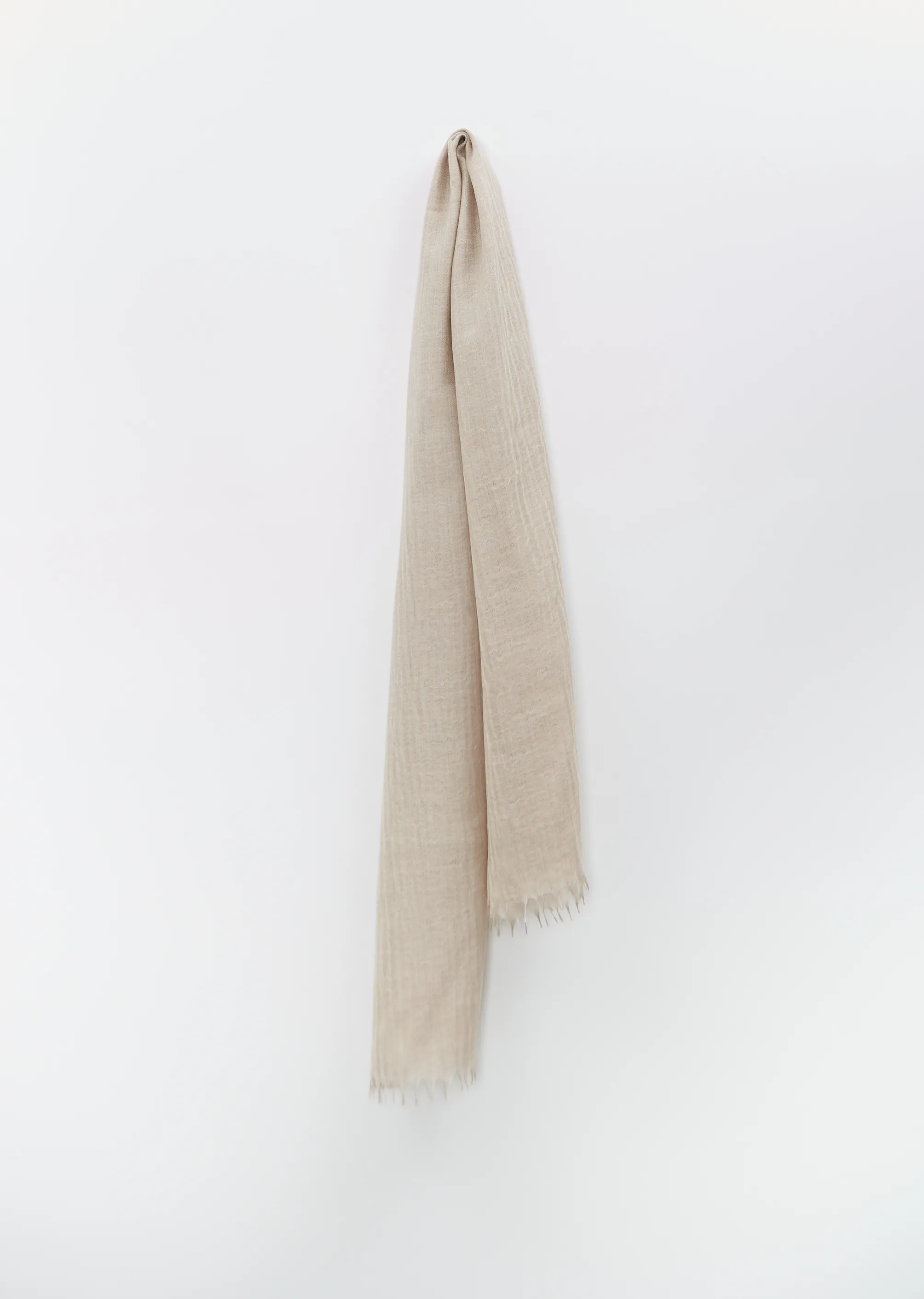 Staffa Solid Scarf — Stone