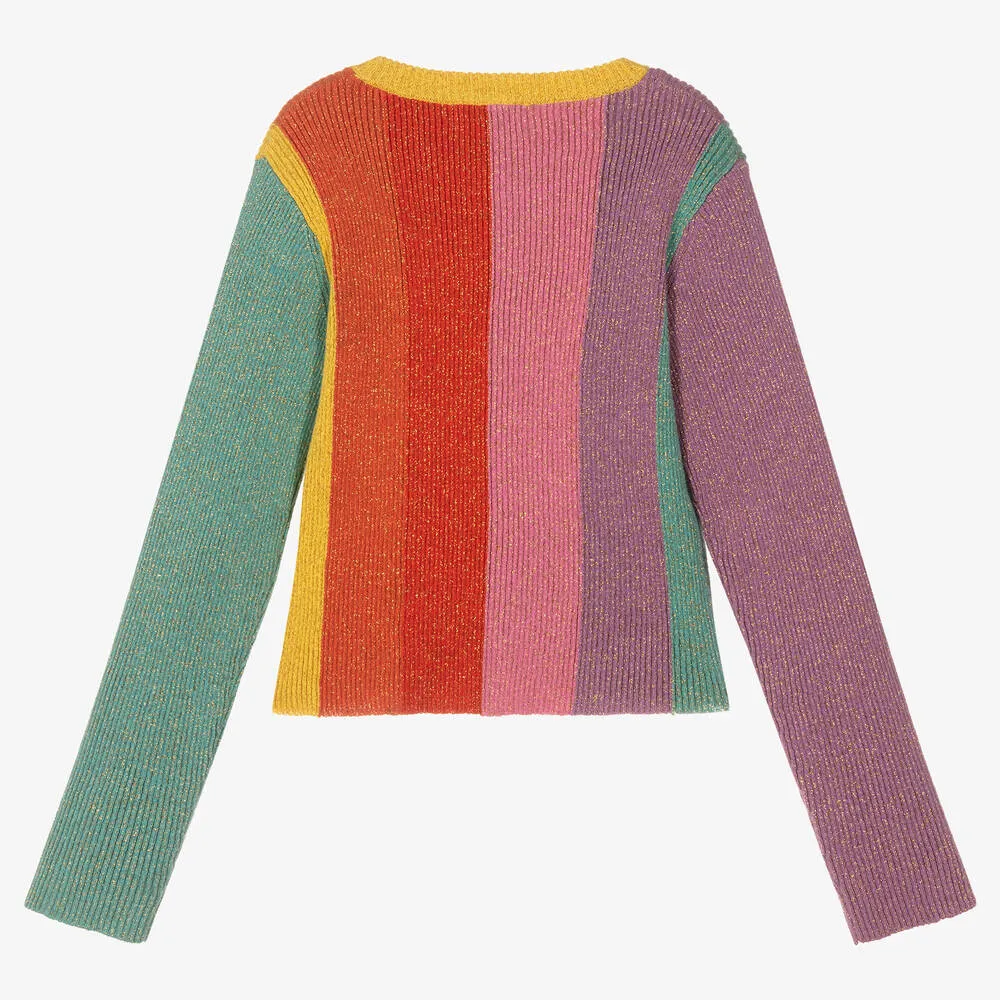 Teen Girls Striped Sweater